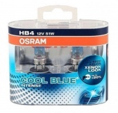 Лампы Osram НВ4 (51) (4200К) 9006 Cool Blue Intense 2шт.