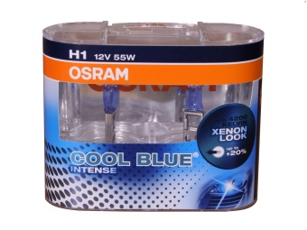 Лампы Osram H1 (55) (4200К) Cool Blue Intense 2шт.