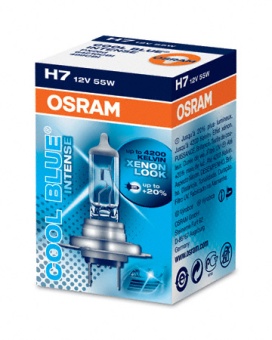 Лампа Osram H7 (55) (4200К) Cool Blue Intense