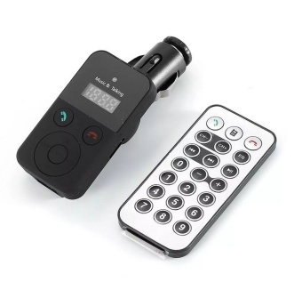 Модулятор FM 302E Bluetooth АЗУ 1xUSB, SD  дистанционное управление