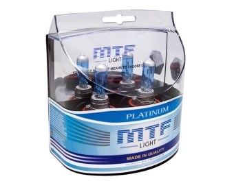 Лампы MTF Platinum H7 (55) (3800К) 12В 2шт.