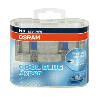Лампы Osram H1 (55) (5000К) Cool Blue Hyper 2шт.