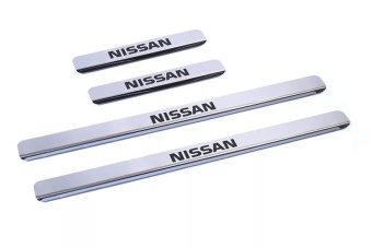 Накладки на пороги "Ладья" Nissan Terrano